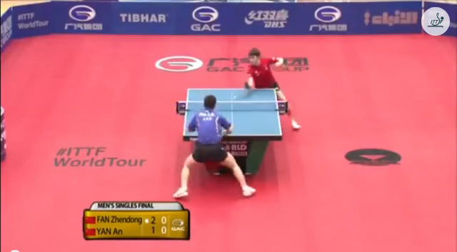 Kuwait Open 2014 Highlights: 樊振東 vs Yan An (Final) 卓球動画