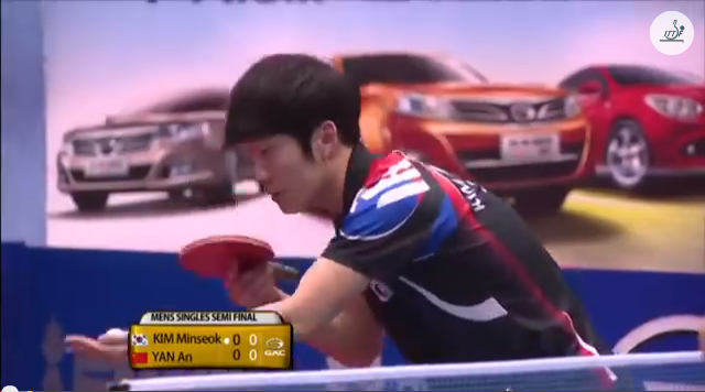 Kuwait Open 2014 Highlights: Yan An vs Kim Min Seok (1/2 Final) 卓球動画