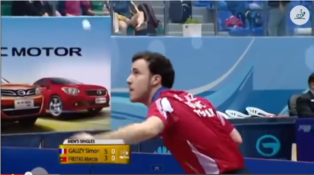Kuwait Open 2014 Highlights: Marcos Freitas vs Simon Gauzy 卓球動画