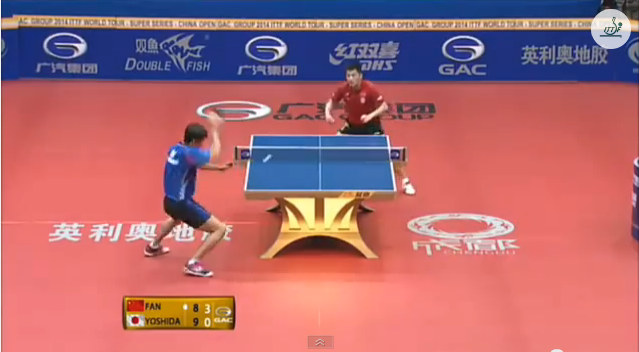 China Open 2014 Highlights: Fan Zhendong Vs 吉田海偉 (Round Of 16) 卓球動画