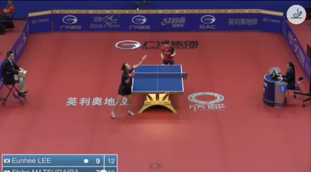 China Open 2014 Highlights: Lee Eunhee Vs 松平志穂 (Q. Group) 卓球動画