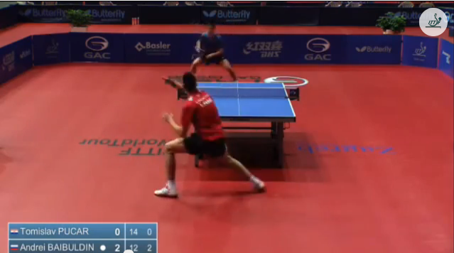 Croatia Open 2014 Highlights: Tomislav Pucar Vs Andrei Baibuldin (Round Of 16) 卓球動画