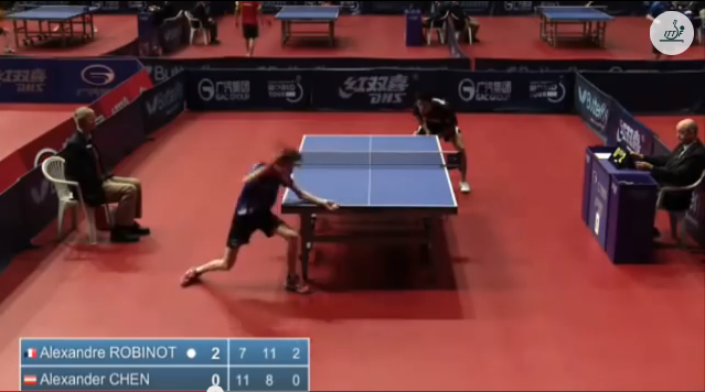 Croatia Open 2014 Highlights: Alexandre Robinot Vs Alexander Chen (Q. Group) 卓球動画