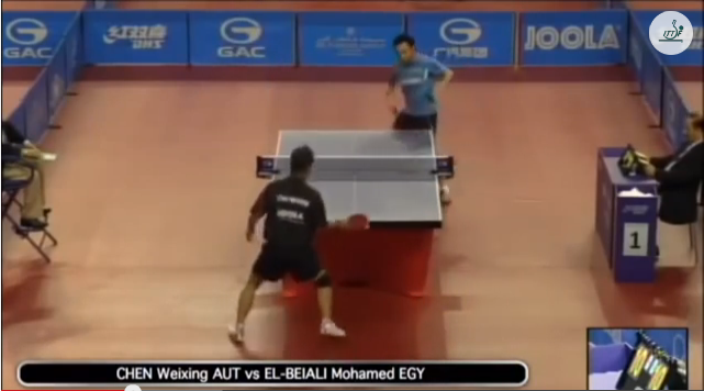 Qatar Open 2014 Highlights: Chen Weixing vs Mohamed El Beiali 卓球動画
