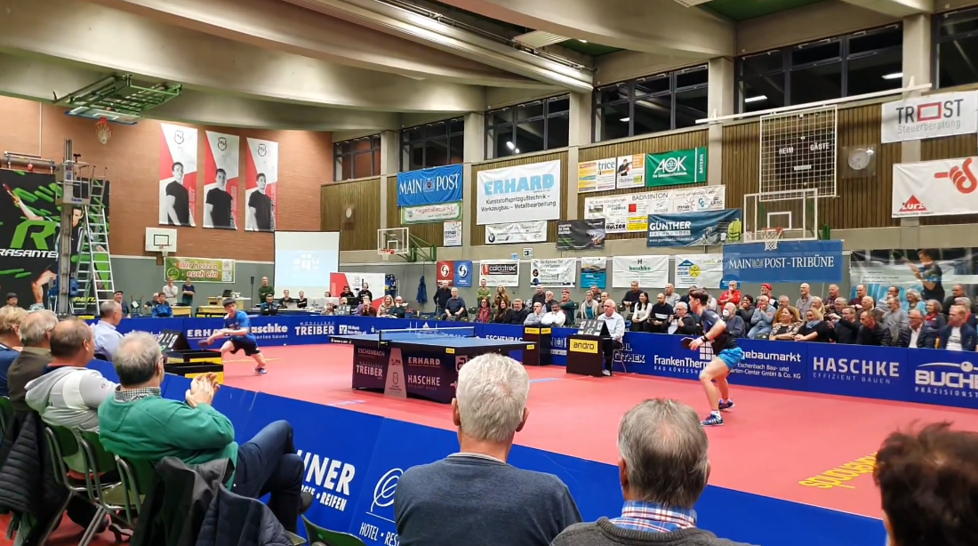 【動画付】ドイツ・ブンデスリーグ盛り上がっています 卓球動画 シェークハンズ